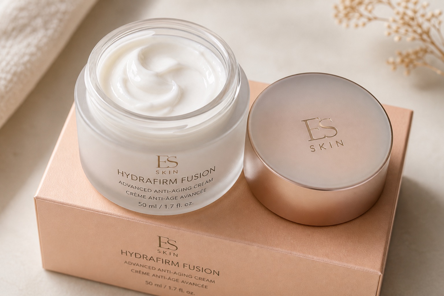 Textura de la crema